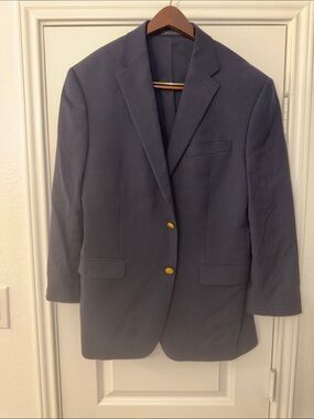 Lauren Ralph Lauren Navy Sport Coat with Gold Buttons